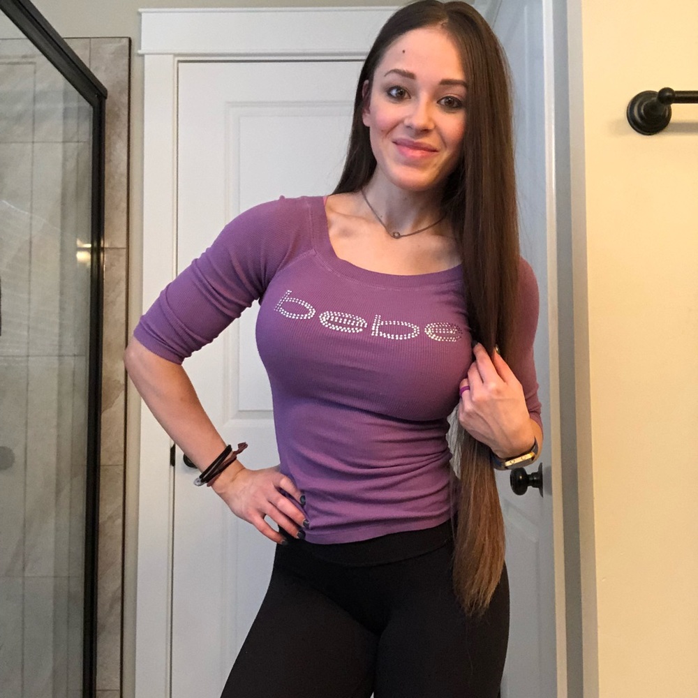 Bebe 3/4 sleeve top